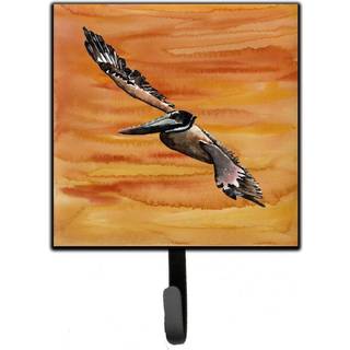 """" Caroline's Treasures 8146SH4 Bird-Pelican Leash Holder eller Key Hook Small Multicolor """"