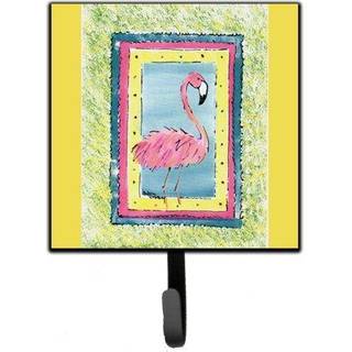 """" Caroline's Treasures 8106-BSH4 Bird-Flamingo Leash Holder eller Key Hook 8106 Lille Multicolor """"