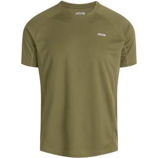 Zebdia Chest Print Sports SS Tee Str. S Grøn