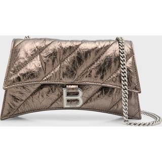 Balenciaga Crush XS leather shoulder bag - metallic - One Size