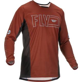 Fly Racing 2022 Voksen Kinetic Fuel Jersey (Rust/Black Large)