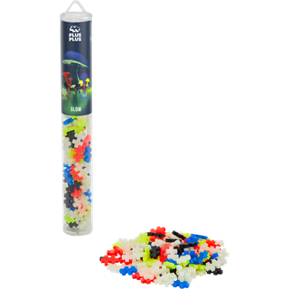 Plus-Plus Glow mix Tube 100 pcs