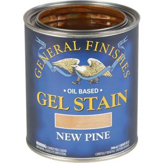 Allmänna ytor Oil Bas Gel Stain 1 Quart New Pine