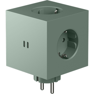 Avolt Square 2 Stikdåse Oak Green