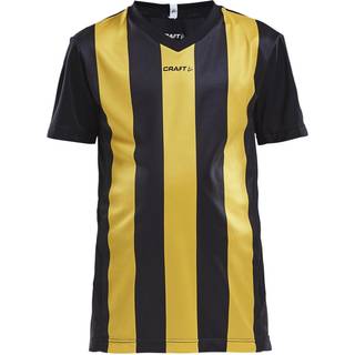Craft - Progress Jersey Stripe JR - Black/Sweden Yellow 146/152