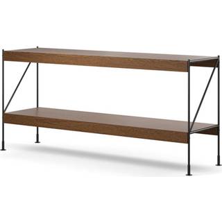 Audo Copenhagen Zet Storage System H 70 Black steel - Dark Stained Oak