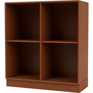 Montana SHOW hylde 69,6x69,6 cm, sokkel 7 cm 146-Hazelnut