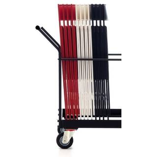 Stolevogn mini med plads til 45 mini klapstole sort