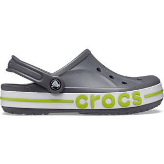 Crocs unisex Bayaband Clogs Slate Grey / Lime Punch 41