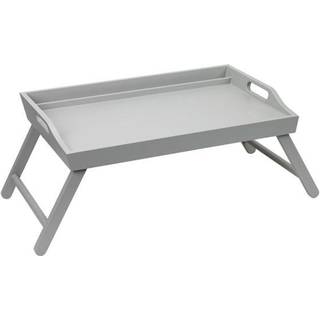 Rossie Home Wood Bed Tray Lap Desk med telefonholder - Passer op til 17,3 tommer b?rbare computere og de fleste tabletter - beroligende gr? - sti