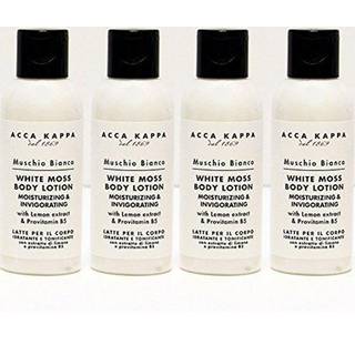 ACCA Kappa White Moss Body Lotion Rejseflasker Sæt af 4 - Hotel Ammenity Collection.
