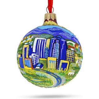 Tucson Arizona USA Glass Ball Christmas Ornament 3,25 inches