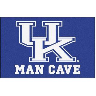 Fanmats 14652 NCAA - Kentucky Wildcats Man Cave Starter Mat Accent t?ppe - 19in. x 30in. | Sportsfan Home Decor Rug and Tailgating Mat