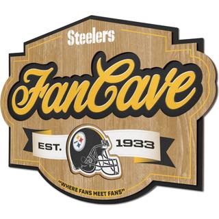 Youthefan NFL Pittsburgh Steelers Fan Cave Sign