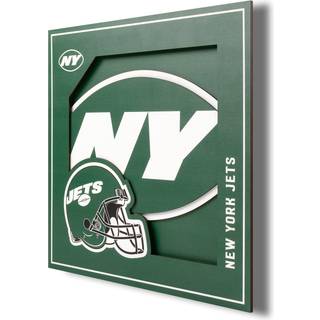Youthefan NFL New York Jets 3D Logo Series Wall Art - 12x12