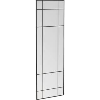 Lake stort gulvspejl 193x67cm med sort ramme