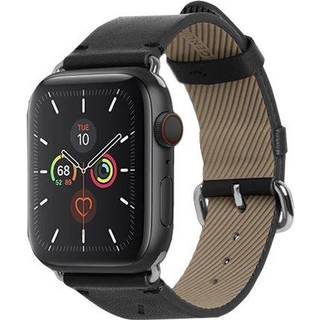 Apple Watch (38/40/SE/41/42mm) Native Union Classic Ægte Læder Rem - Sort