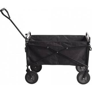 Trækvogn Foldbar Sort - Belastning 70 kg - Mål 89x53x63,5 cm