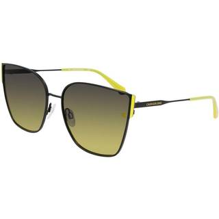 Calvin Klein Jeans CKJ21209S 079 61 Solbriller Kvinder Black - Black Yellow - 61mm