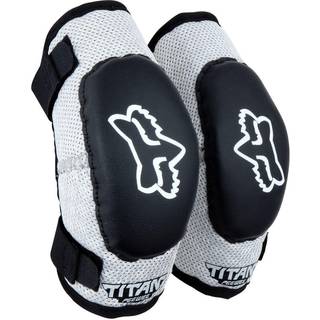 Fox Racing Peewee Titan Motocross Albow Guard Black/Silver S/M