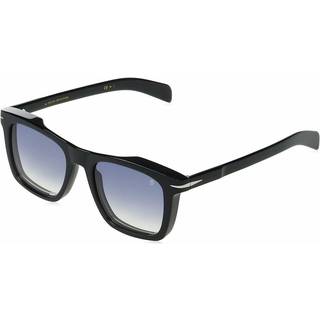 DAVID BECKHAM Mand DB 7000/S BSC/08 Solbriller Acetat Sort Blå Firkantet Skygge