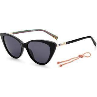 Missoni Kvinde MMI 0049/S 807/IR Solbriller Acetat Sort Grå Cat Eye Normal