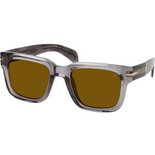 DAVID BECKHAM Mand DB 7100/S KB7/MT Solbriller Acetat Grå Brun Firkantet Normal Spejl - Grå