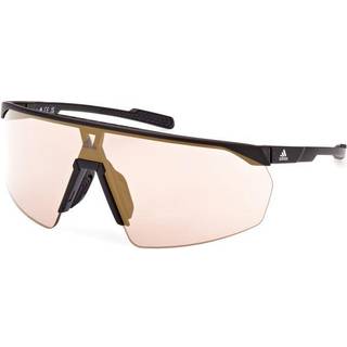 Adidas Sport Kvinde SP0075 PRFM SHIELD 02G Solbriller Plast Sort-opaque Brun Maske Normal Spejl