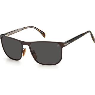 David Beckham DB 1061/S 05N/IR 58 Solbriller Mænd Brun - Matte Brown - 58mm