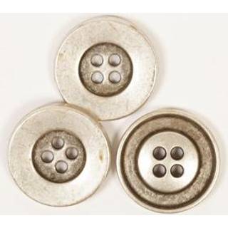 Rund Metal Knap 20 mm.