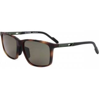 Adidas SP0050-F Asian Fit 52N 57 Solbriller Mænd Tortoiseshell - Dark Brown Tortoise - 57mm