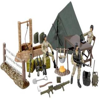 World Peacekeepers 1:18 Militær Stor Camp inkl. 2 actionfigurer