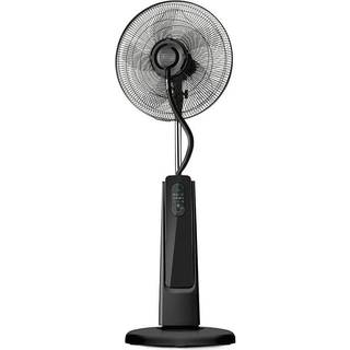 Black+Decker Floor Fan With Cooling Mist Black Ventilator