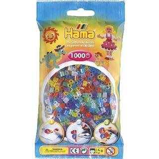Hama rørperler - blandede transparente (På lager i varehus)