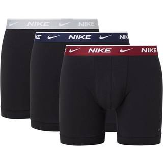 Nike 3-pak Everyday Cotton Boxer - Black/Red - Medium * Kampagne *