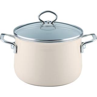 Riess Nouvelle Avorio extra stark Fleischtopf 20 cm / 4,0 L - Emaille - Beige