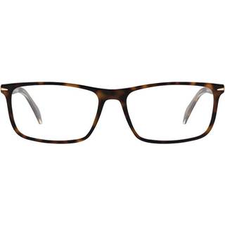 DAVID BECKHAM Mand DB 1019 086 Optiske stel Acetat Havana Firkantet