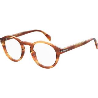 DAVID BECKHAM Mand DB 7010 EX4 Optiske stel Acetat Brun Rund
