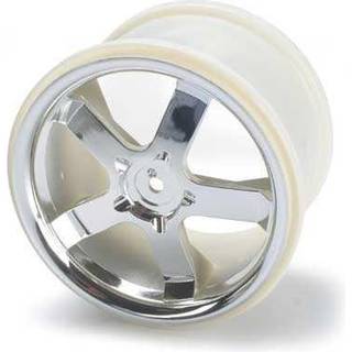 Traxxas 5373 Wheels Hurricane Chrome (14mm) 3.8" (2)