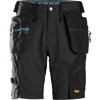 Snickers Workwear 6110 LiteWork Håndværkershorts Sort Sort