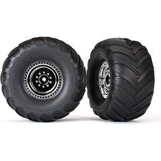 Traxxas 3665X Tires & Wheels Terra Groove/Chrome 2,2/3,0 (2)