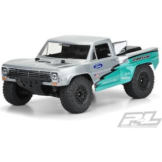 Pro-Line - PL3551-17 - Pre-Cut 1967 Ford F-100 Race Truck Clear Body for Slash 2wd, Slash 4x4 & PRO-Fusion SC 4x4 (with extended body mounts)