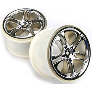 Traxxas 5172X Wheels Split-Spoke Chrome (14mm) 3,8" (2)