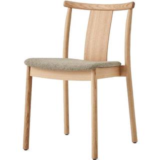 Audo Copenhagen Merkur stol med hynde Oak/Hallingdal 0200 beige