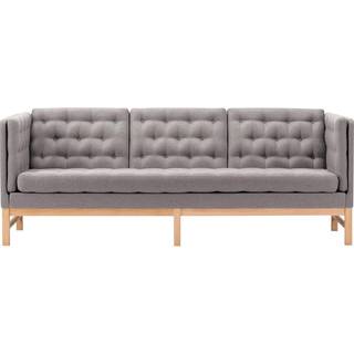 Fredericia Furniture EJ315-3 Sofa Luce Sæbe Eg/Grå (Luce 005)