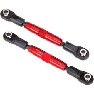 Traxxas 3643R - Turnbuckle Complete Alu Red Camber Link 83mm (2)