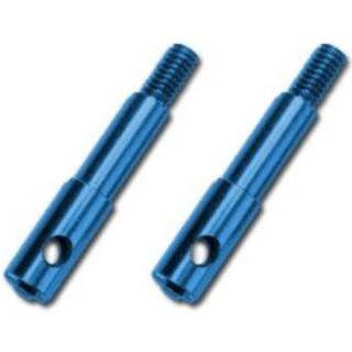 Traxxas 5537X Wheel Axle Front Aluminium Blue (2) Jato