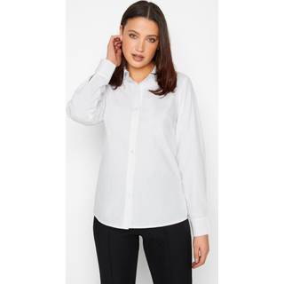 Lts Tall White Cotton Shirt 8 Lts | Tall Women's Shirts & Blouses