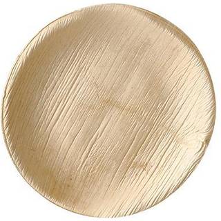 25 stk. Engangstallerken - palmeblade 15 cm