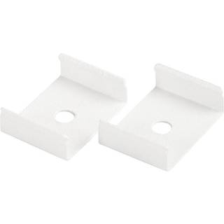 Hide-a-Lite 7504042 Montering af clips til Kunstprofiler, hvid, pakke med 2